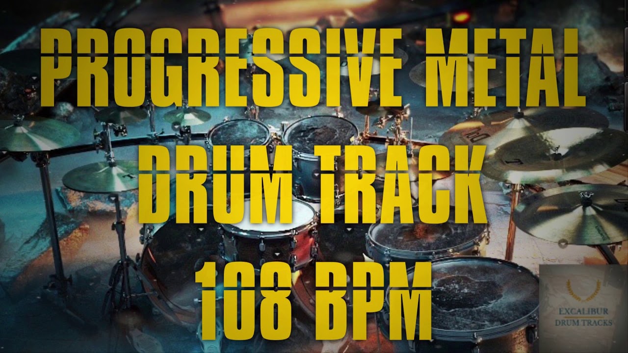 Progressive Metal Drum Track - 108 BPM (FREE DOWNLOAD)