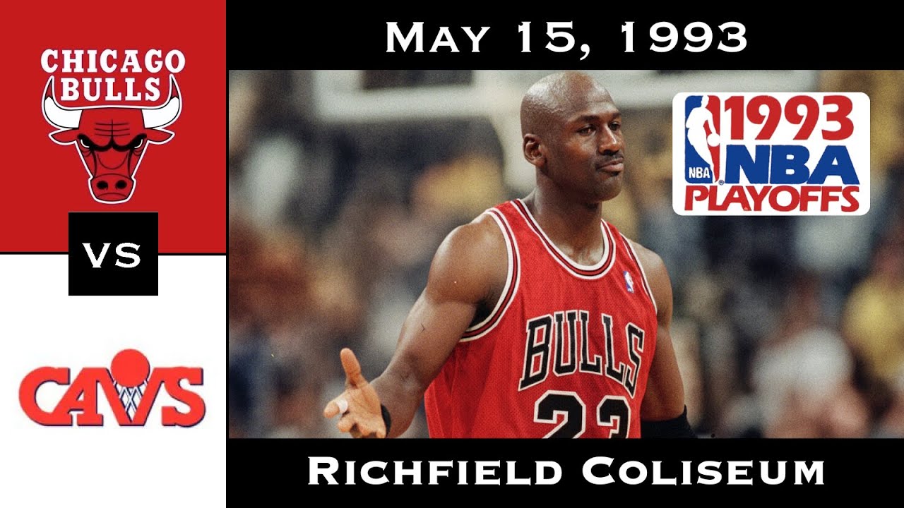 Full Game: The Injured Wrist Test | Bulls vs Cavaliers 1993 Playoffs G3 (May 15, 1993)