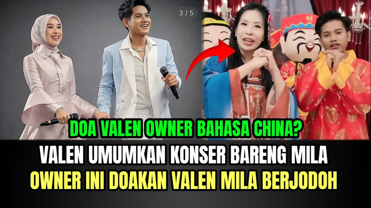 KOCAK! Valen Umumkan Konser Bareng Mila, Owner Ini Doakan Valen Mila Berjodoh!