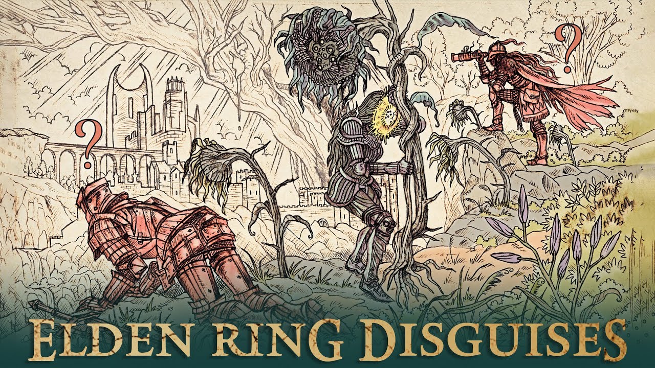 SUNFLOWER DISGUISE TROLLING - Fooling invaders with a very silly disguise in Elden Ring!