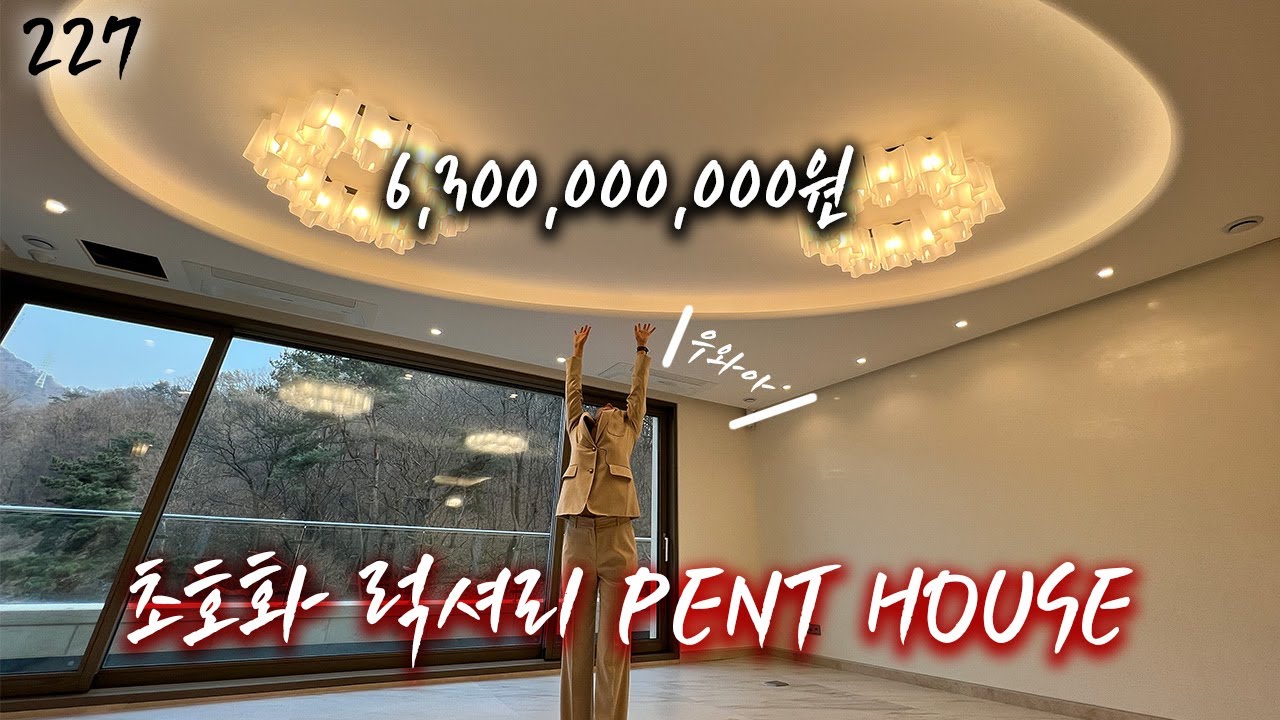227) 60억이 넘는 집은 어떨까? 초! 고! 품! 격! 펜트하우스!!! 초고급 자재들로 꽉꽉 눌러 담았어요!! (갖고싶다....)