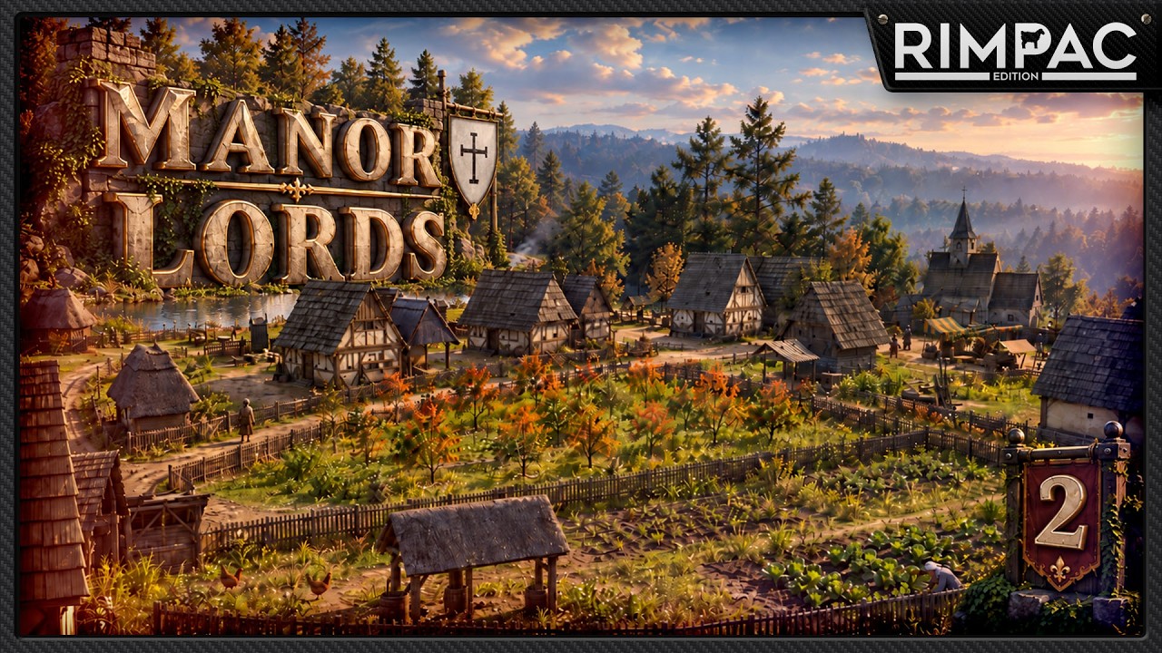 ЛАГЕРЯ РАЗНЁС &mdash; ТЕПЕРЬ САДОВОД! Усадьба и первые фрукты &mdash; Manor Lords #2