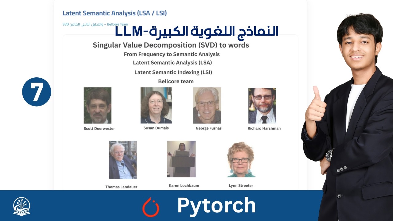 #7- تحليل المعني الدلالي الكامن في تمثيل الكلمات -Latent Semantic Analysis