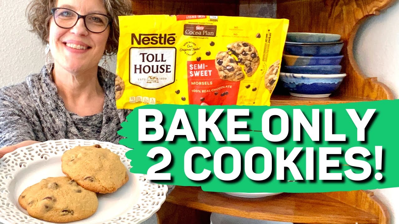 Nestle Toll House Chocolate Chip Cookie Recipe | Easy DESSERT BAKING for ONE Person!