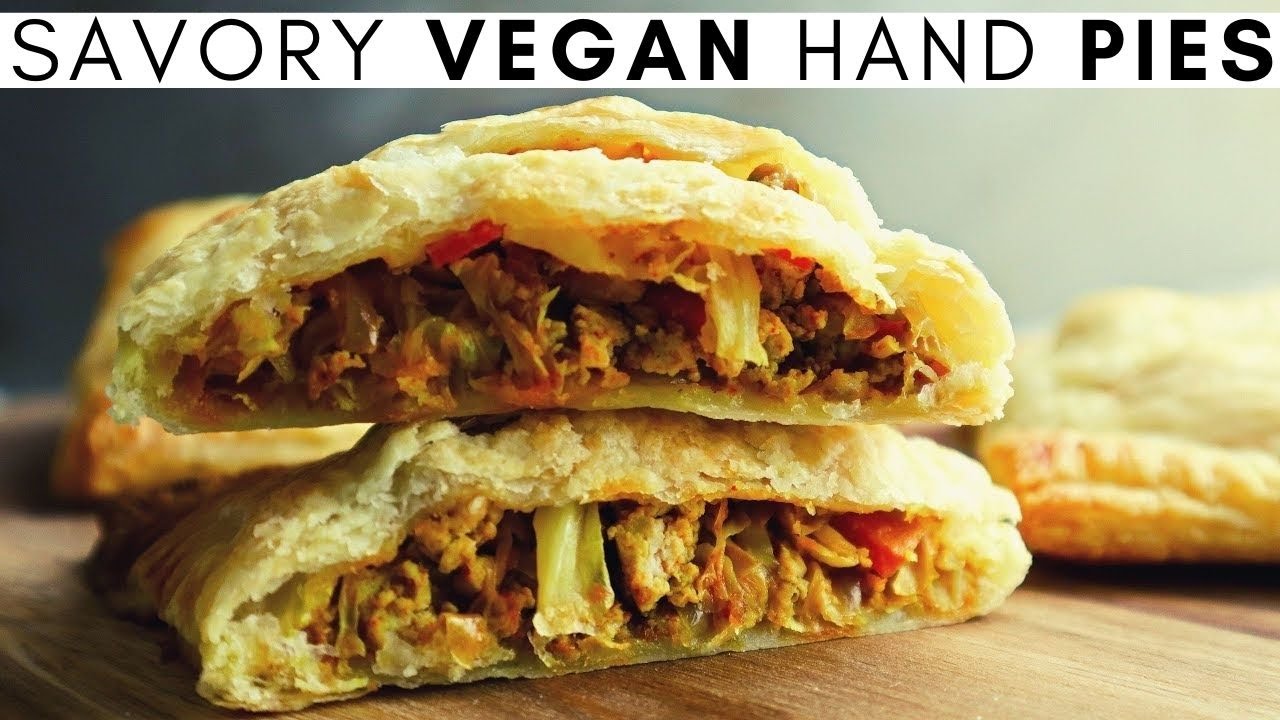 How To Make SAVORY VEGAN Tofu And Veggies Hand Pies | Vegan PUFF PASTRY Recipe Idea