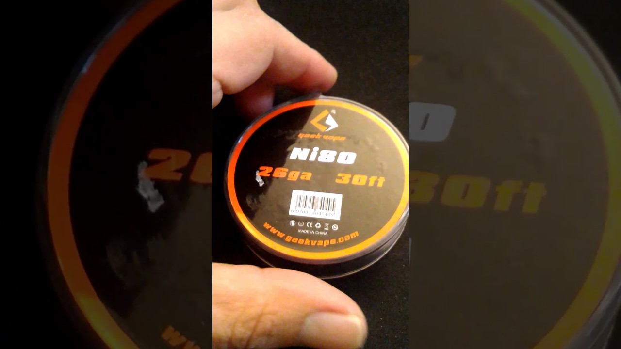 Geekvape NI80 wire 26 awg from GEARBEST