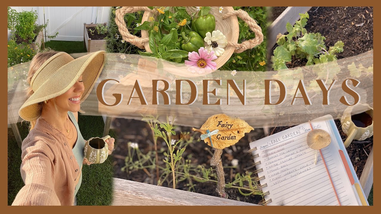 GARDEN DAYS | harvest updates, pruning, & sowing for autumn!