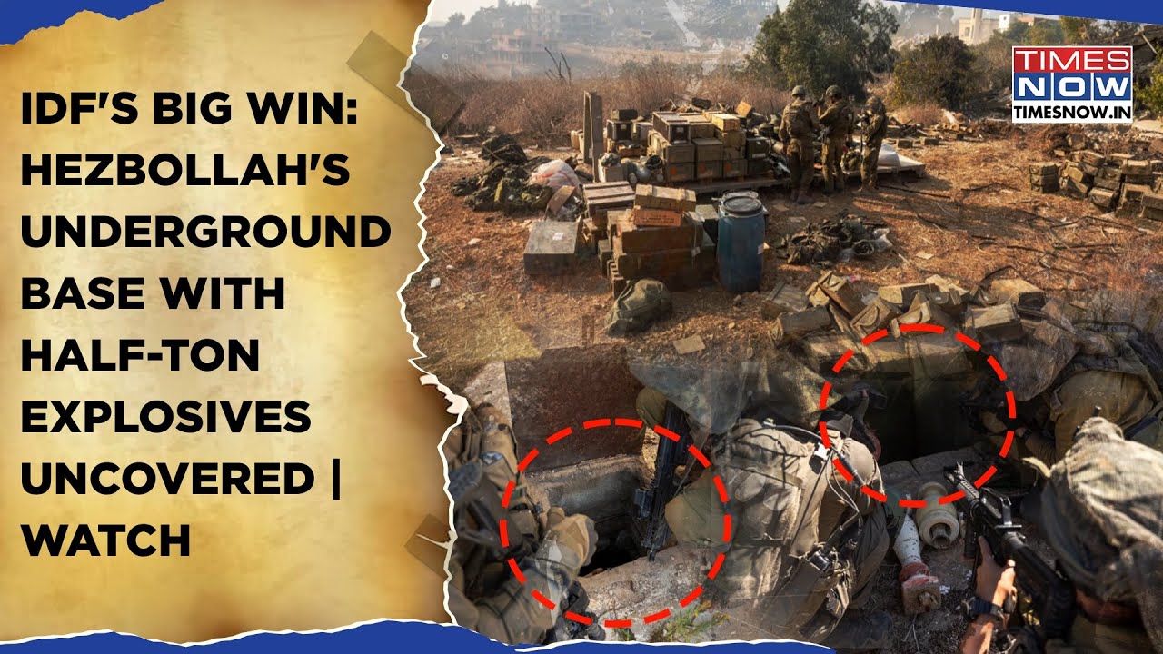 IDF’s Big Win: Hezbollah Radwan Forces' Tunnel Packed With Half-Ton Explosives Uncovered | Watch