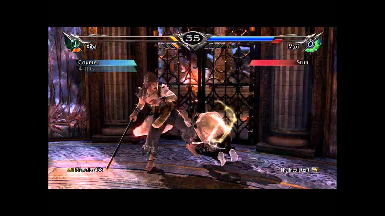 Soul Calibur 5 Intense Pro Xiba and Maxi VS Maxi Playerlos458 vs The Inexistant 3 of 5 Set