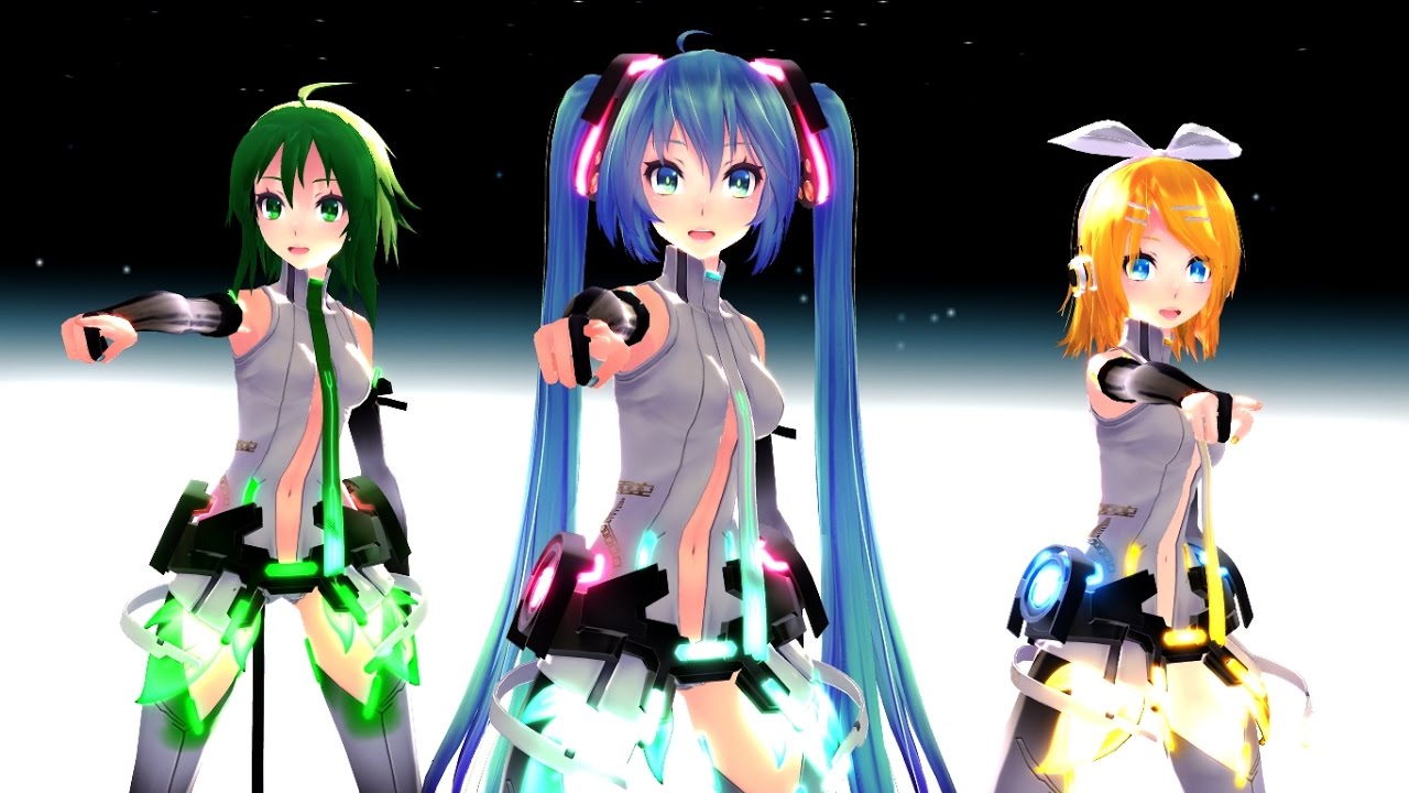 【MMD】PaⅢ.SENSATION- Hatsune Miku, Gumi, Rin