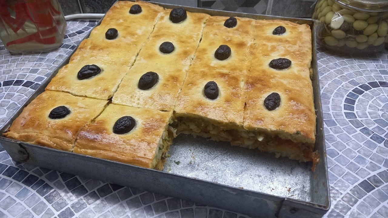 خبزة محشية بحجم عايلي 30|30 بعجينة سحرية بنة وخفة