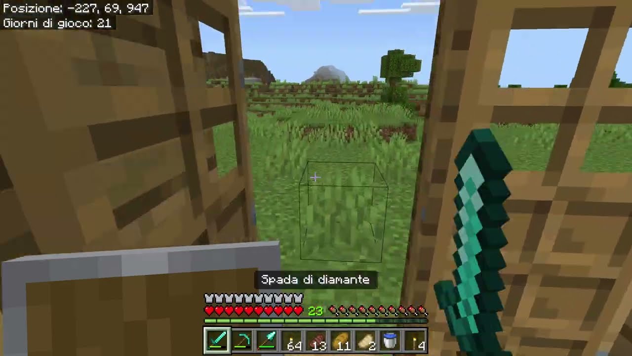 armatura in diamante e accensione del portale del nether. New Vanilla ep 1