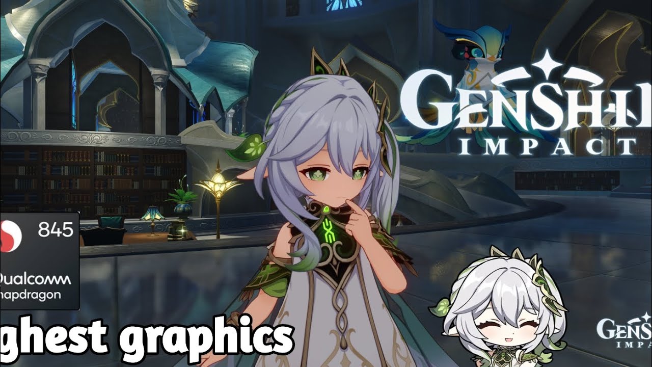 Genshin impact gameplay Snapdragon 845, Poco F1, low device