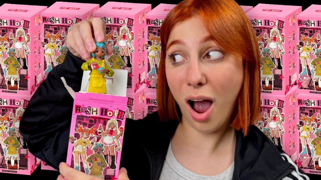 Abro más CAJITAS MISTERIOSAS - Peach Riot (popmart)