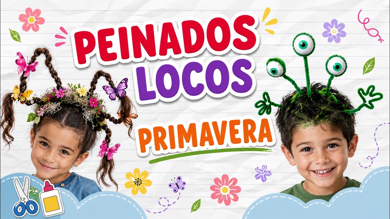 Peinados Locos para Niños en Primavera | Ideas Creativas y Divertidas