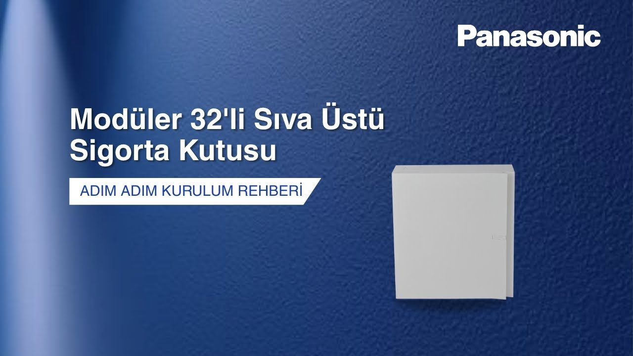 Modüler 32'li Sıva Üstü Sigorta Kutusu | Montaj Rehberi