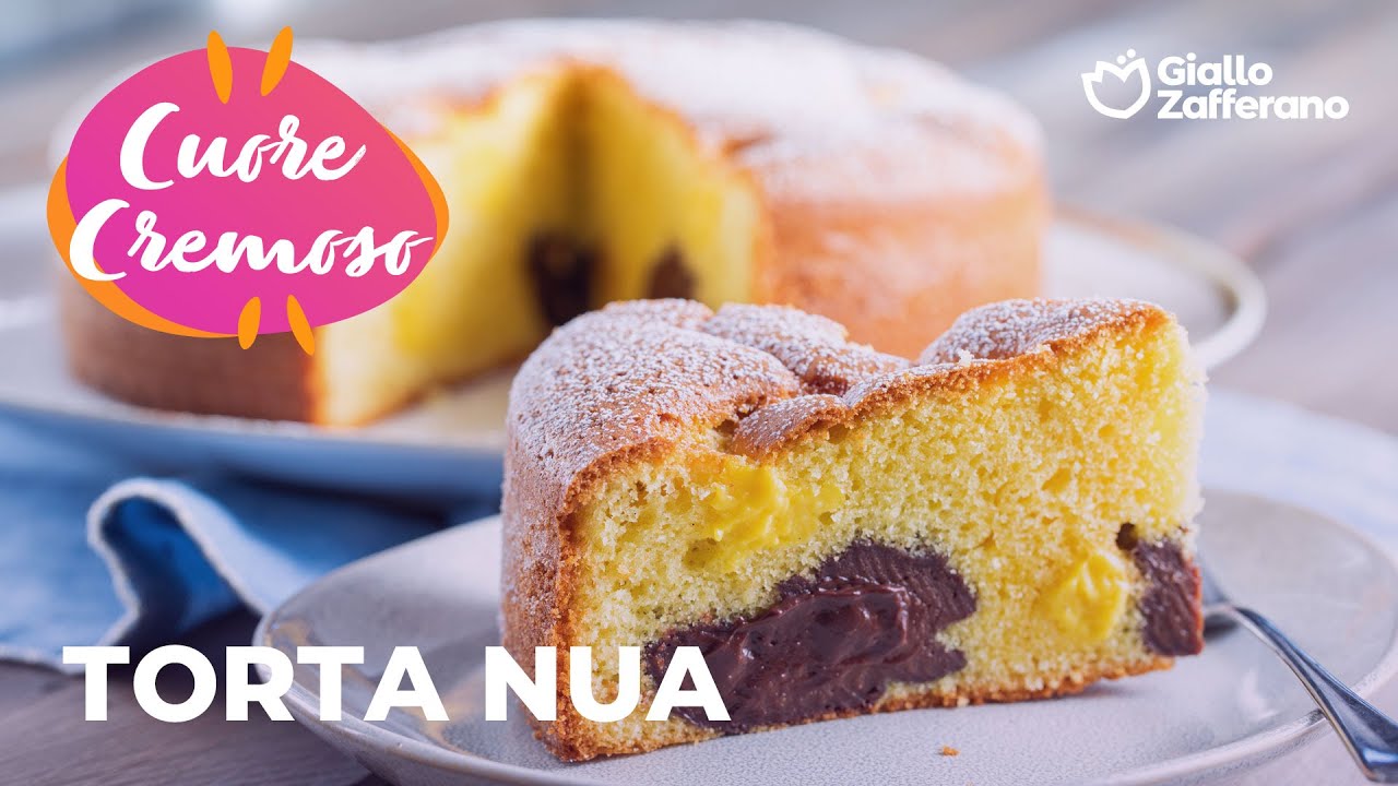 TORTA NUA - con CUORE CREMOSO e GOLOSO🥰🤤😎
