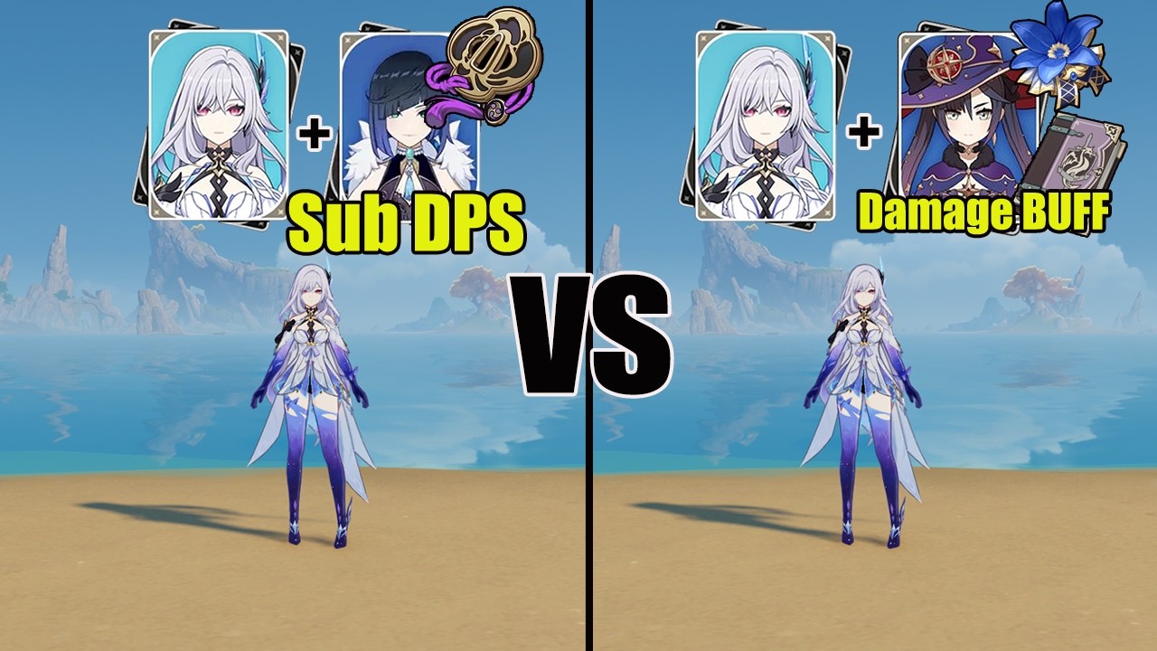 BEST TEAM For Skirk?? - Skirk Yelan vs Skirk mona //Genshin impact