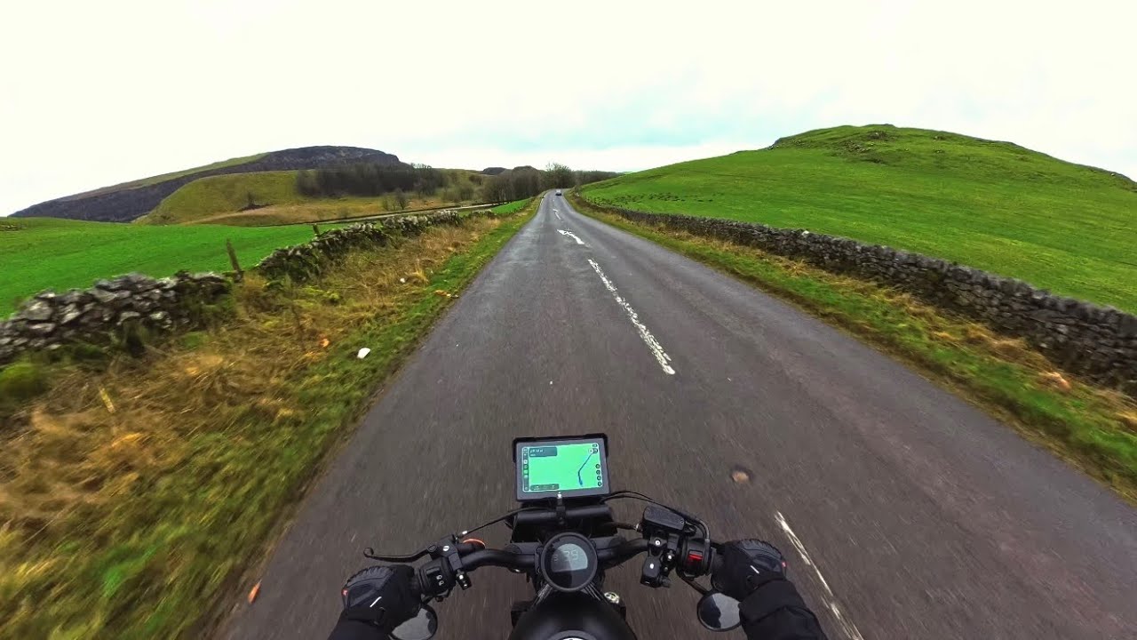 Riding through Peak District 