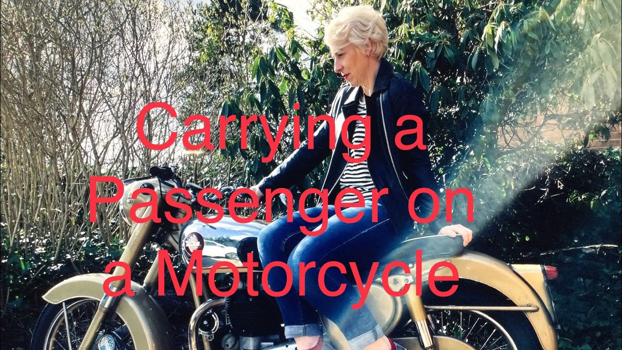 How to Carry a Passenger on a Motorcycle