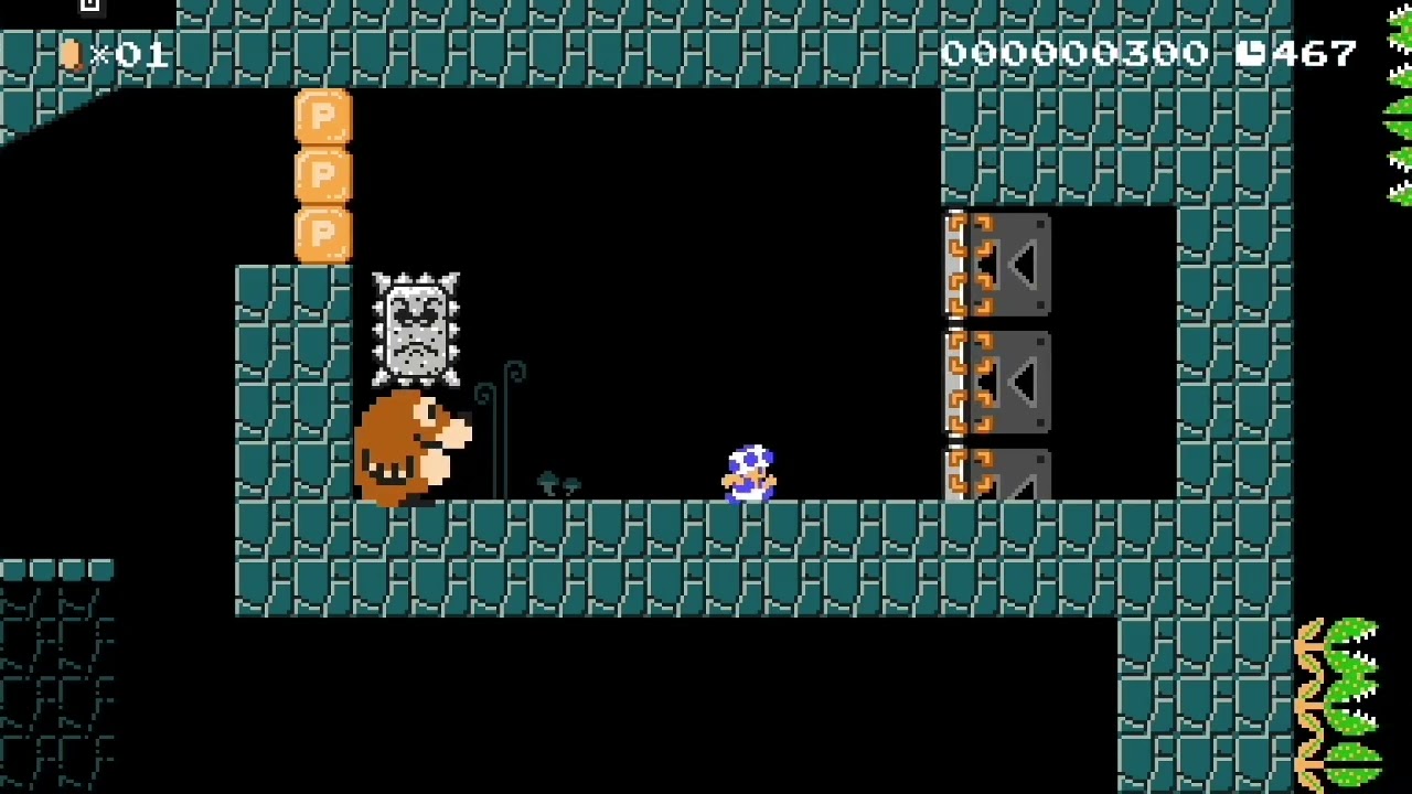 Title screen level but hard