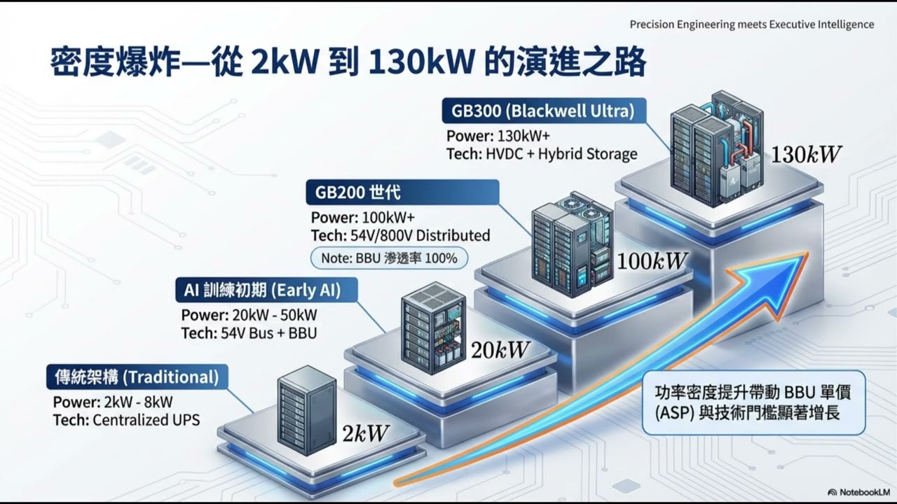 800V高壓直流時代來臨，BBU成為資料中心穩壓核心