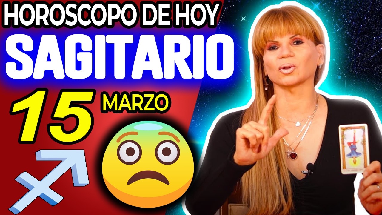 SAGITARIO ♐🌓GIGANTE ES EL SALTO QUE VAS A VIVIR❗️😱 Horóscopo De Hoy 15 De Marzo 2026 | Mhoni Vidente