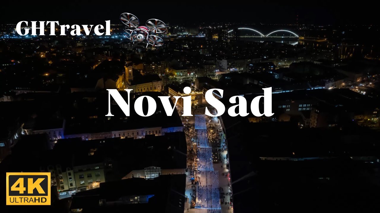 The best aerial views of Novi Sad city (Serbia) in 4K!