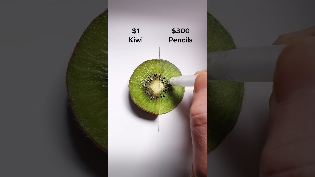 Draw a Kiwi #art #drawing #shorts #kiwi #illusion #pencildrawing #howtodraw #easydraw