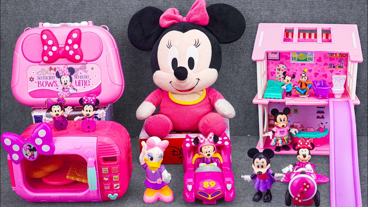 Satisfying with Unboxing Disney Minnie Mouse Microwave Playset | Review Toys ASMR