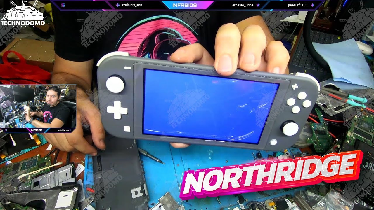 DESDE NORTHRIDGE, CALIFORNIA (USA) SWITCH LITE PANTALLA AZUL