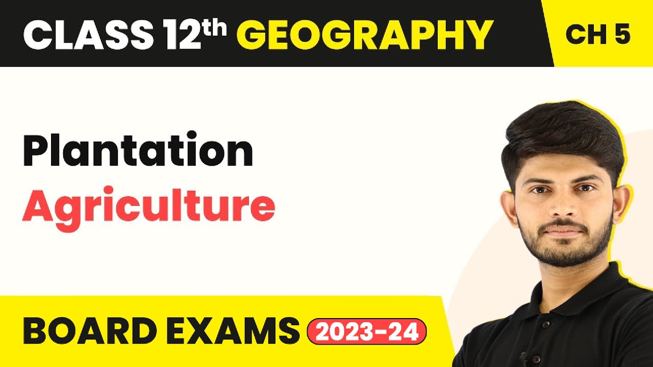 Plantation Agriculture - Primary Activities | Class 12 Geography Chapter 4 (2023-24)