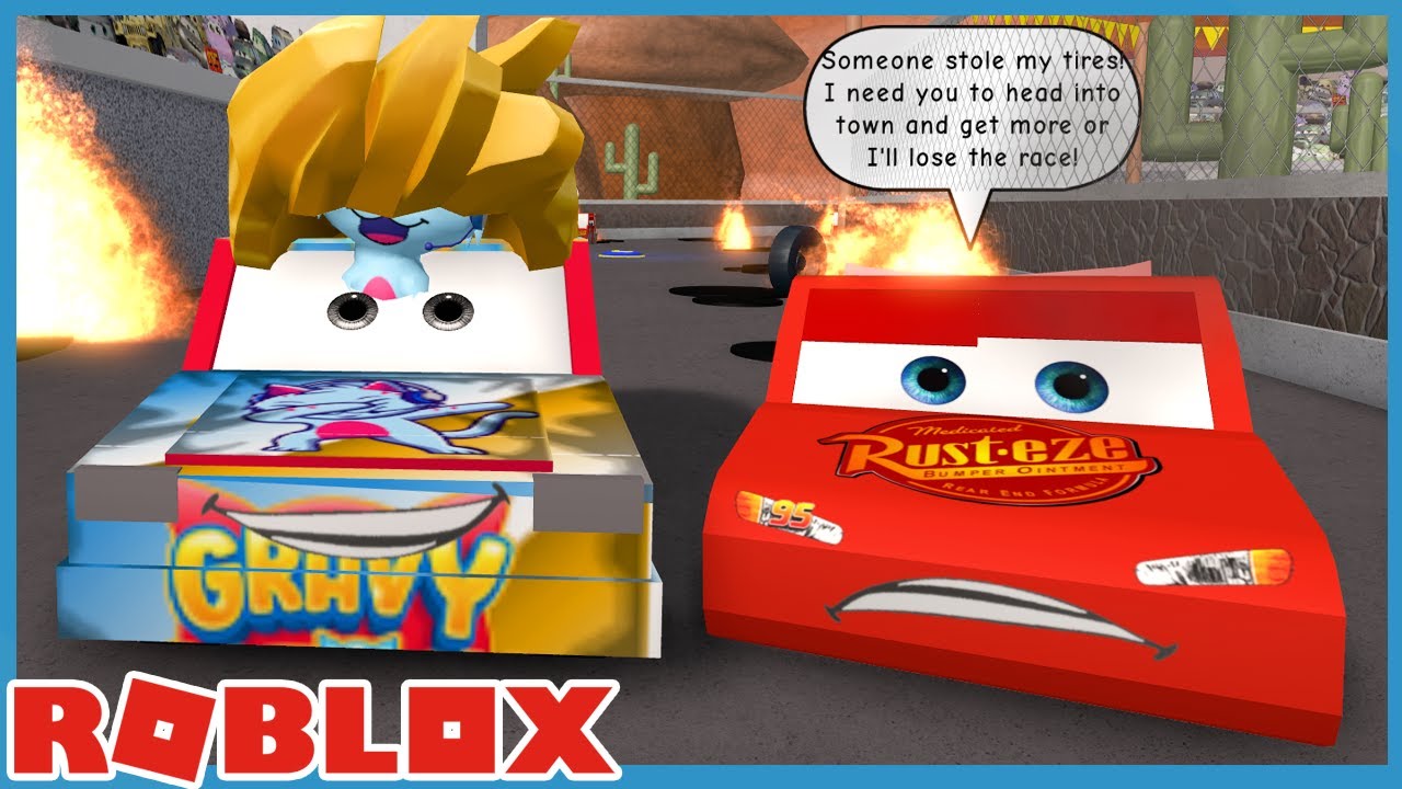 Спасите Молнию Маккуина. Приключение в Roblox