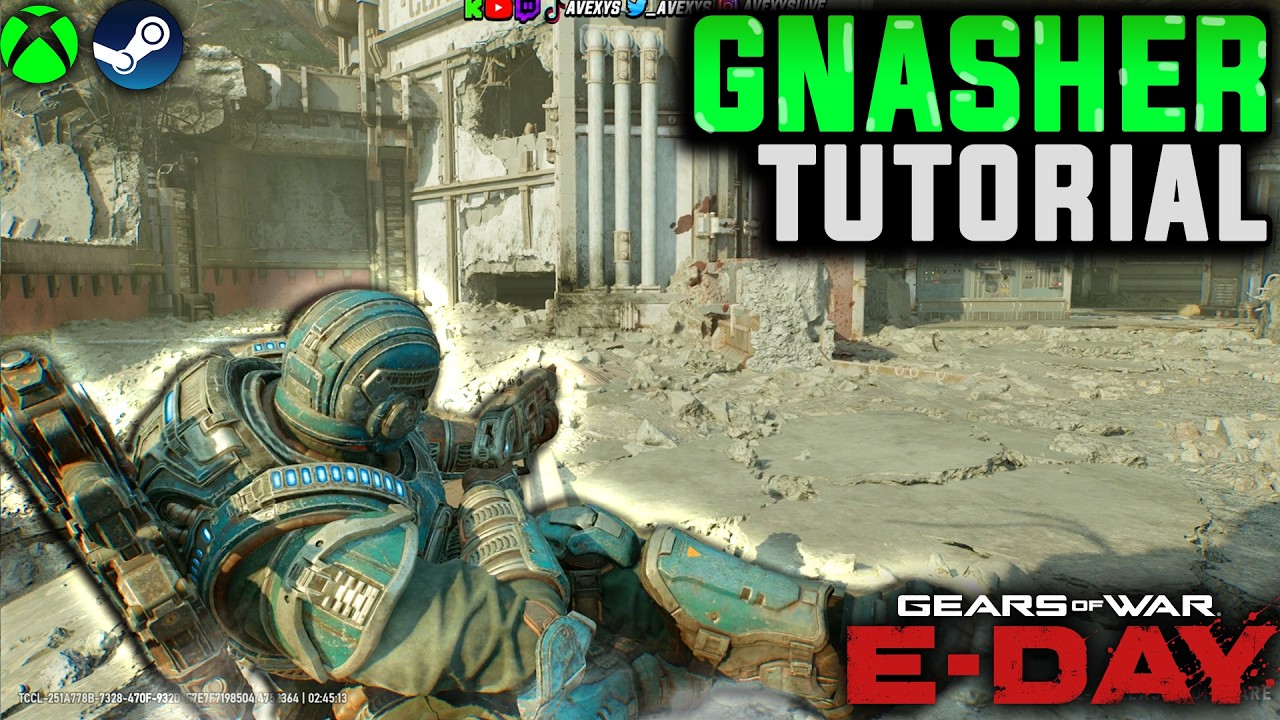Gears of War E-Day Gnasher Shotgun Tutorial by PRO! (Multiplayer Tips + Tricks) (In-Depth)