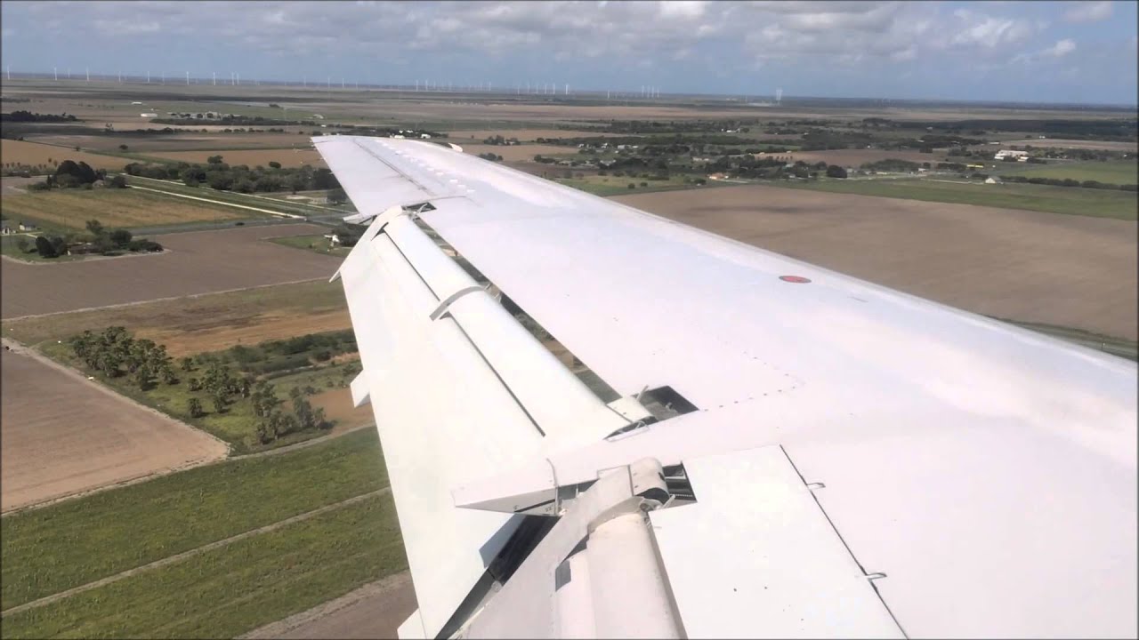 Embraer ERJ-135 Take Off and Landing Passenger View