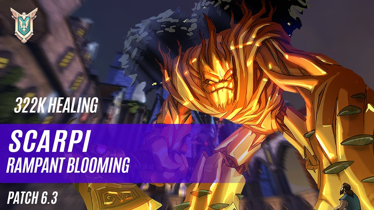 322K HEALING SCARPI GROVER PALADINS COMPETITIVE (PATCH 6.3) RAMPANT BLOOMING
