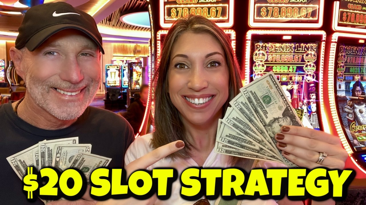 I Challenged my husband to the $20 SLOT STRATEGY