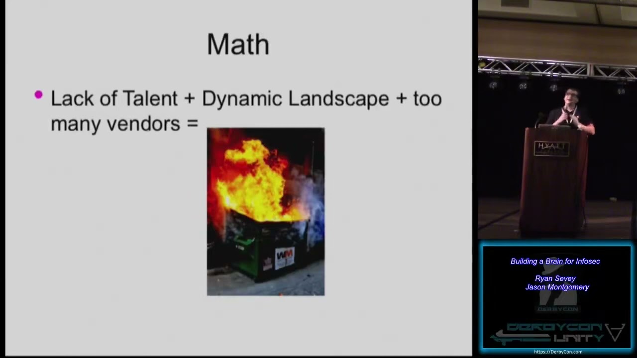 13 Building a Brain for Infosec Ryan Sevey Jason Montgomery   DerbyCon 5