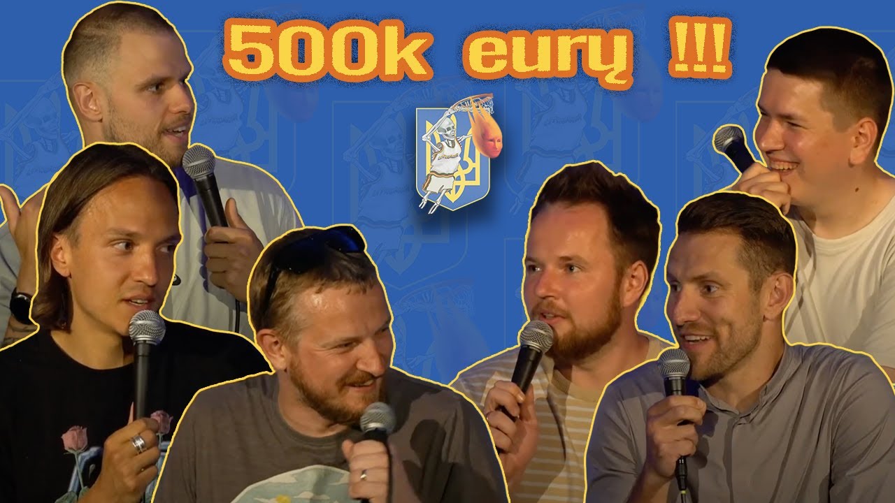 PUSĖ MILIJONO EURŲ STREAMAS SU KOMIKAIS (N18)
