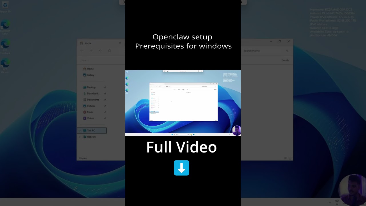Openclaw Setup Prerequisites for Windows 🚀 Must Know!