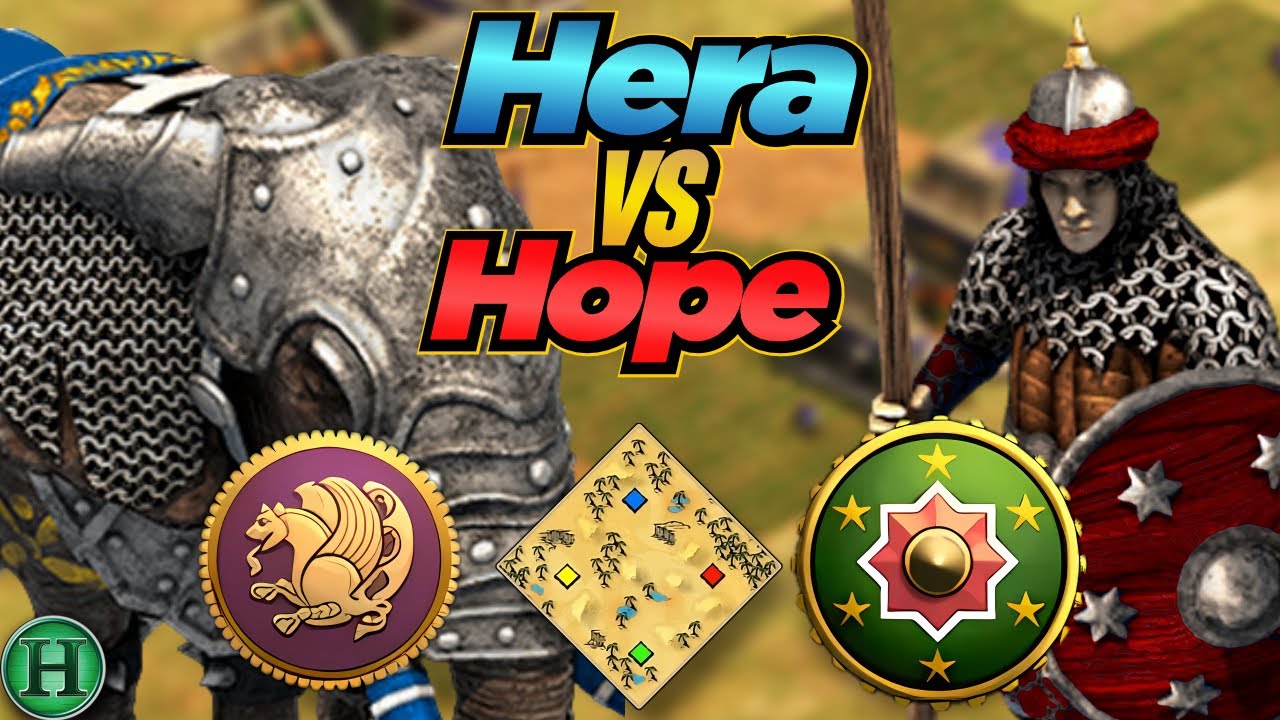 Persians vs Hindustanis | 1v1 Arabia | vs Hope | AoE2
