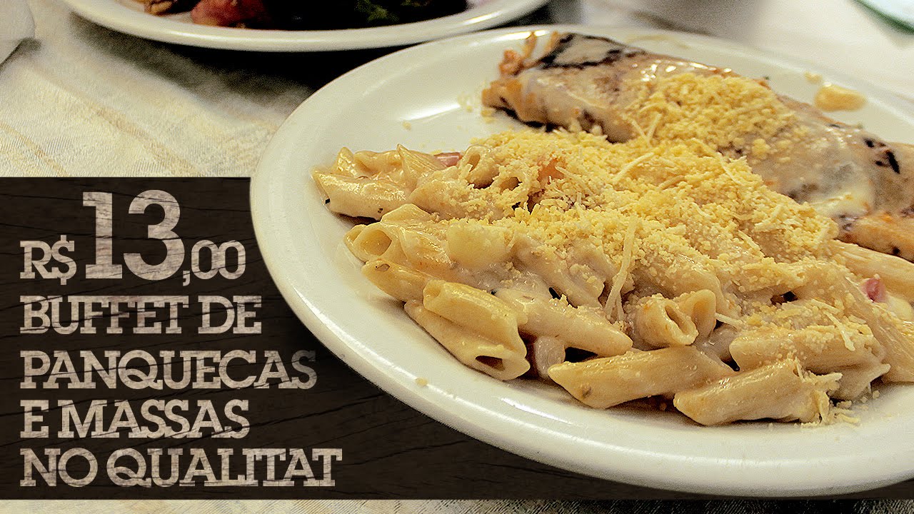 R$ 13,00 Buffet de Panqueca e Massas no Qualitat - #GSGPOA