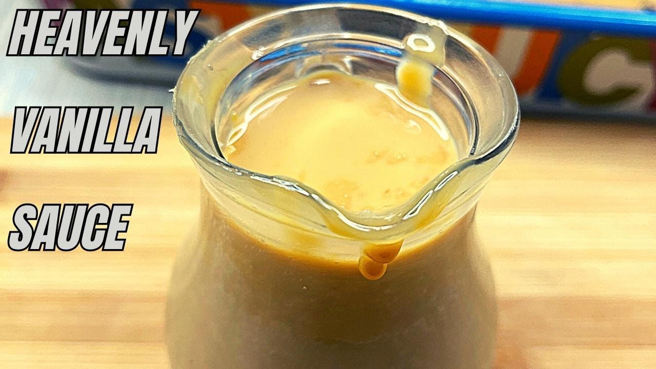 Vanilla-Infused Condensed Milk Sauce