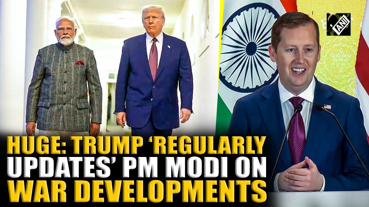 Prez Trump &ldquo;regularly updates&rdquo; PM Modi on key Iran war developments reveals US envoy Sergio Gor