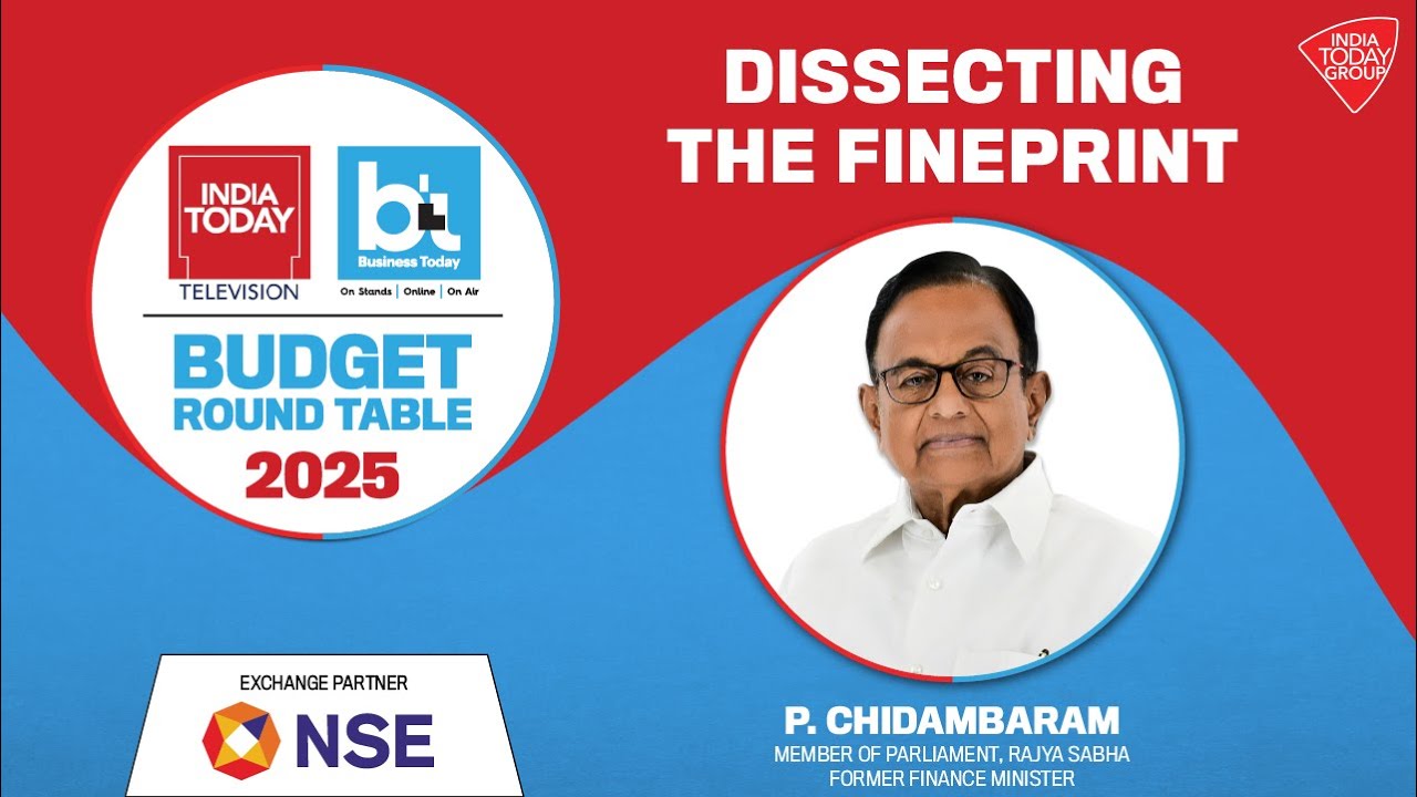 LIVE | Former Finance Minister P Chidambaram’s Critical Analysis Of Budget 2025