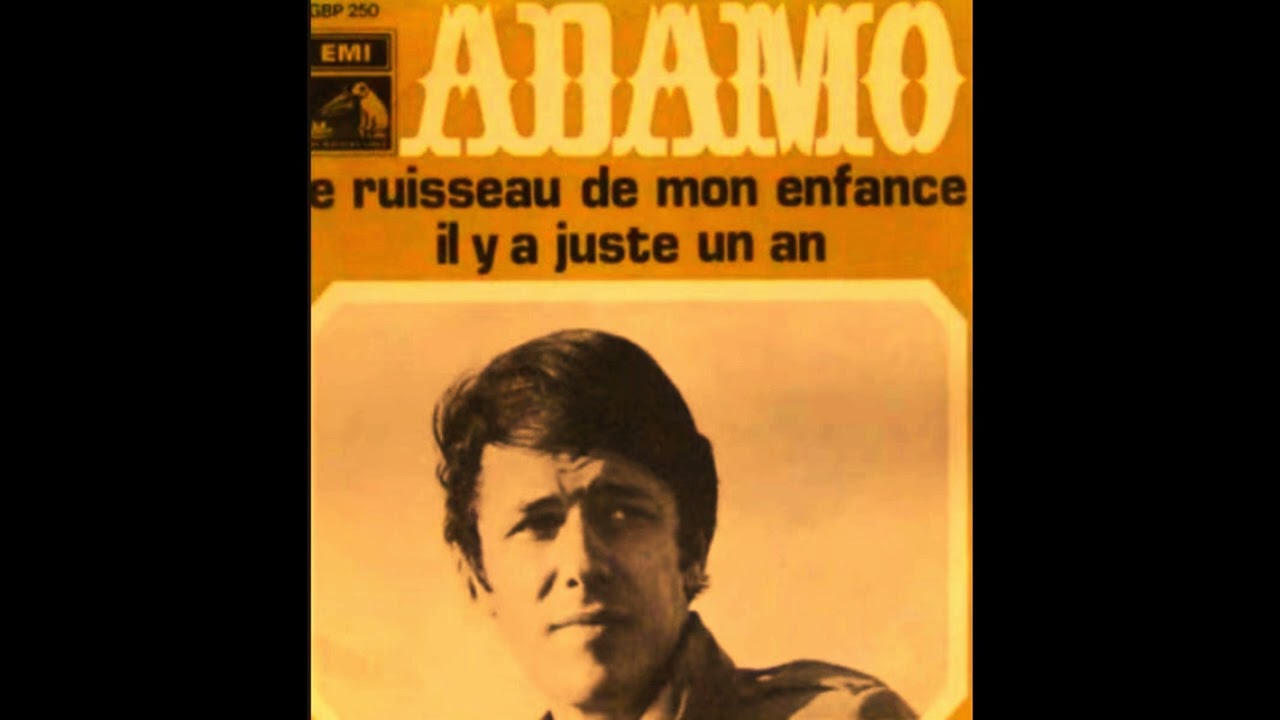 Adamo  -  Le Ruisseau De Mon Enfance (내 어린 시절의 시냇가) - 샹송 -