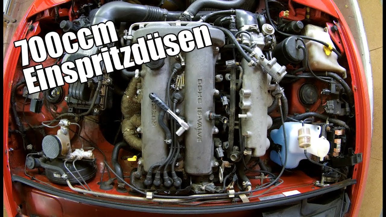Der Brennraum muss gefüllt werden! | 700 ccm Einspritzdüsen einbau | Mazda MX-5 Turbo Umbau