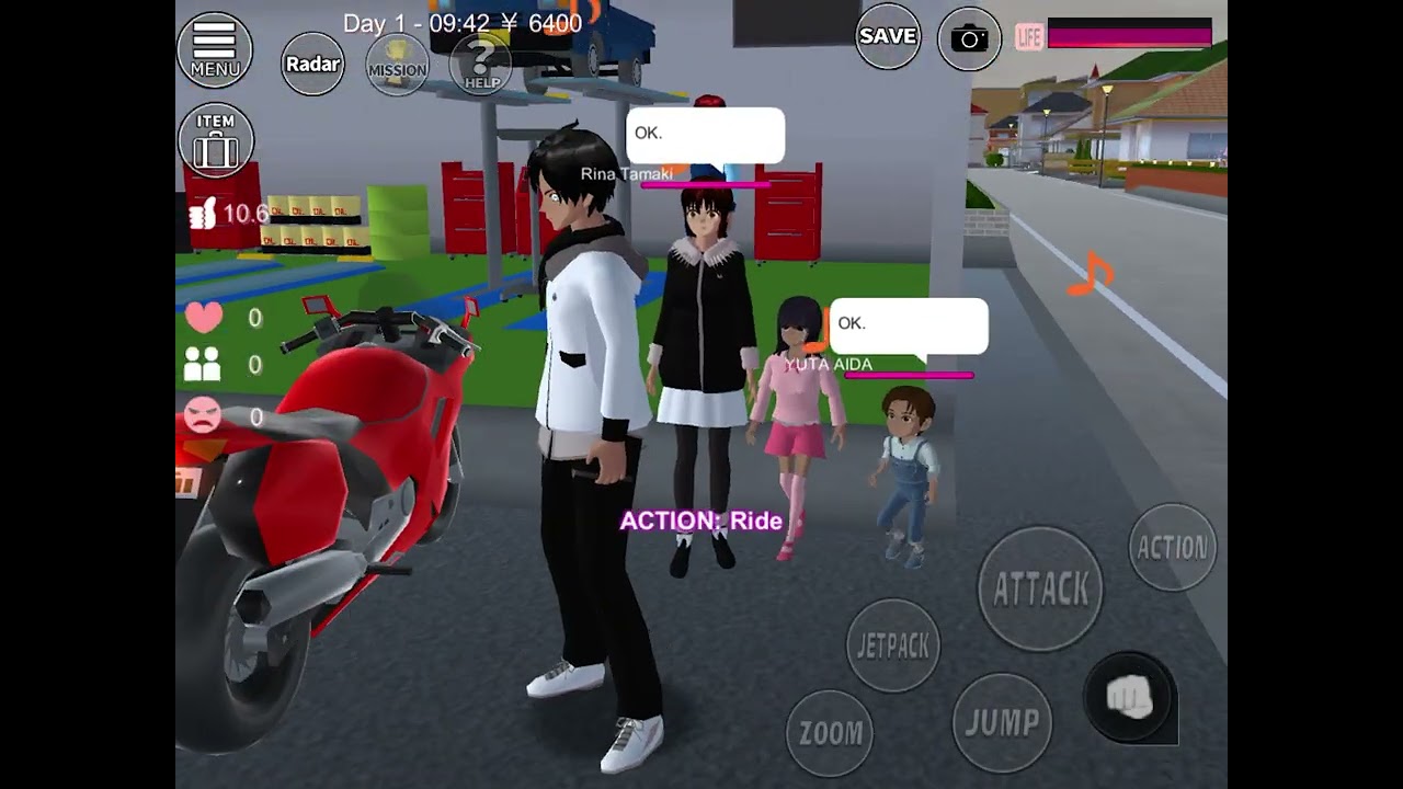 EP4 โตแล้ว SAKURA School Simulator