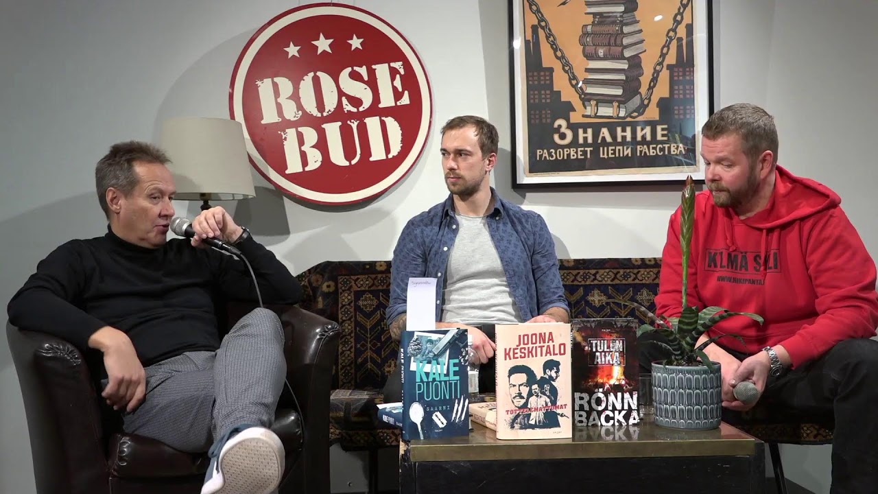 Bazarin dekkaristeja: Kale Puonti, Christian Rönnbacka ja Joona Keskitalo