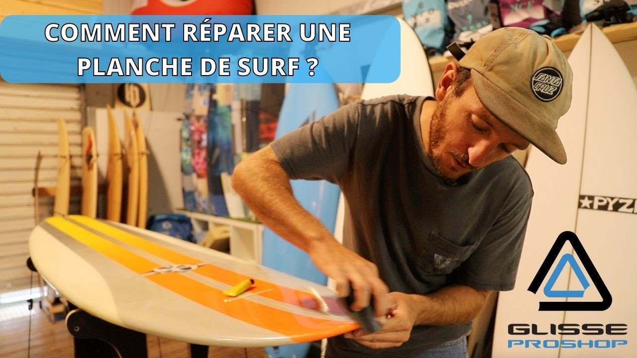 TUTO : Comment réparer une planche de surf ?? FACILE et RAPIDE !